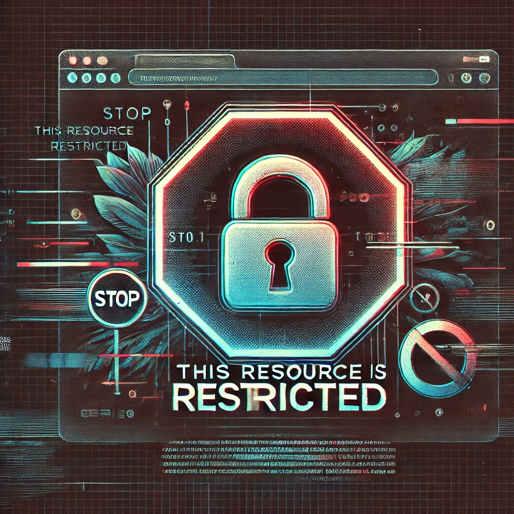 This resource is restricted